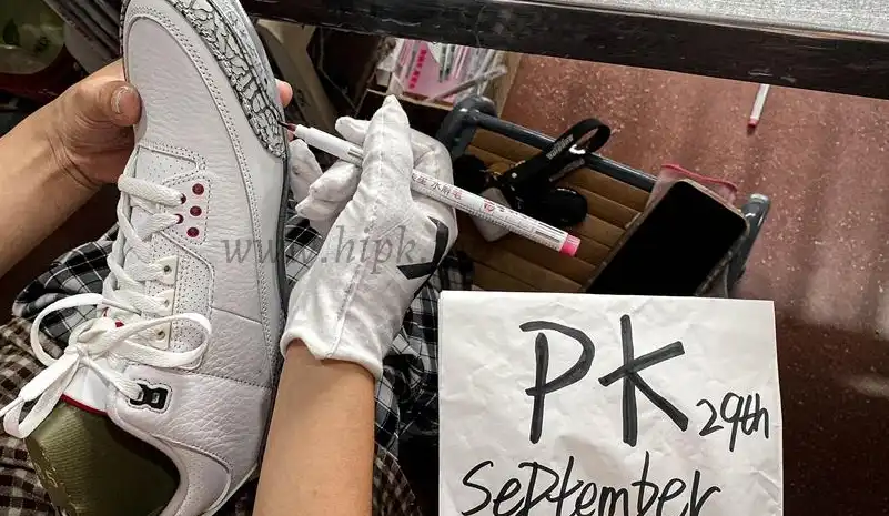 PK GOD Jordan 3 Retro White Cement Reimagined RETAIL MATERIALS READY TO SHIP