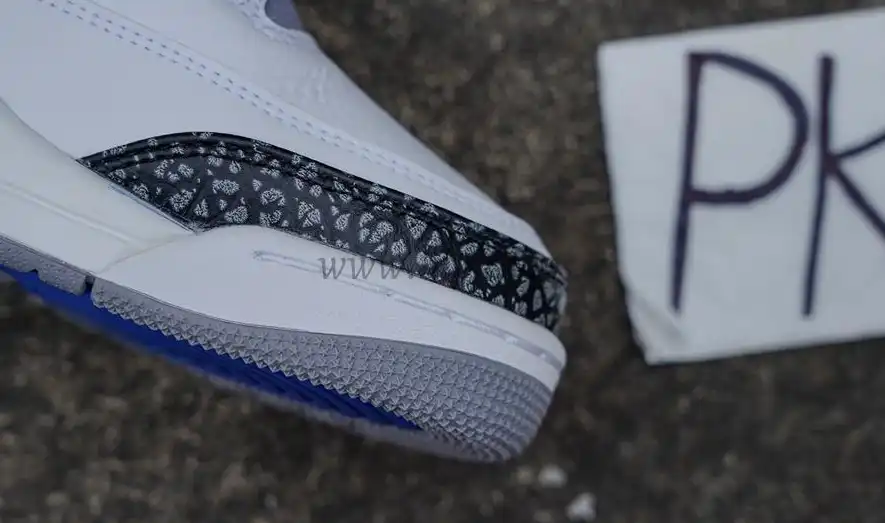 PK Jordan 3 racer blue retail materials ready to ship