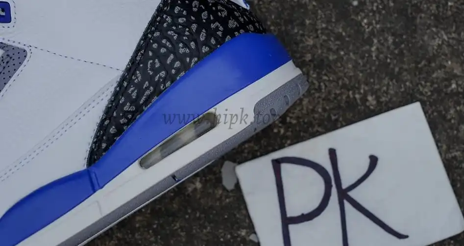 PK Jordan 3 racer blue retail materials ready to ship