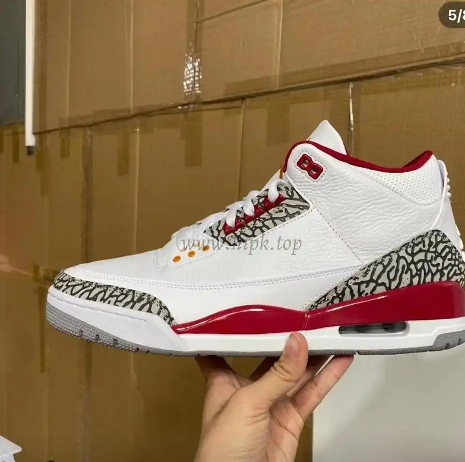 Pk God air jordan 3 retro Cardinal Red retail materials ready to ship