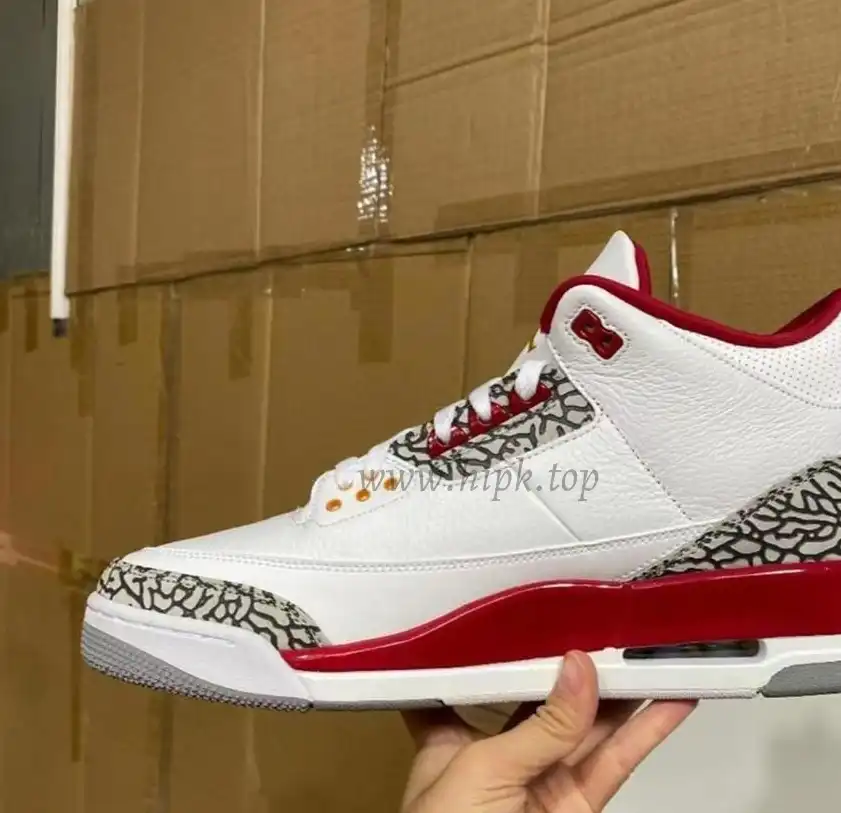 Pk God air jordan 3 retro Cardinal Red retail materials ready to ship