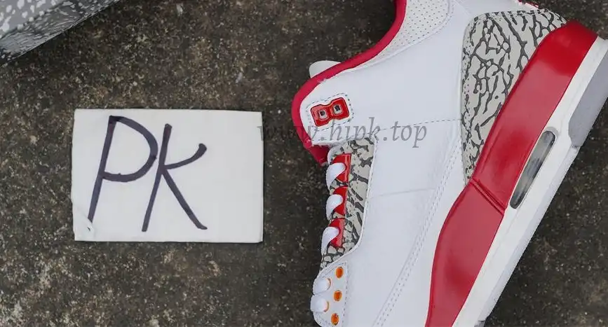 Pk God air jordan 3 retro Cardinal Red retail materials ready to ship