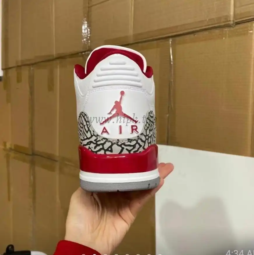 Pk God air jordan 3 retro Cardinal Red retail materials ready to ship