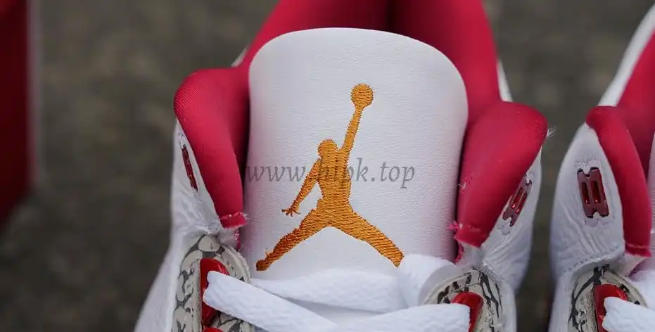 Pk God air jordan 3 retro Cardinal Red retail materials ready to ship