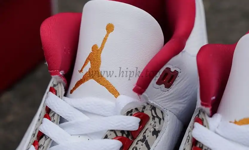 Pk God air jordan 3 retro Cardinal Red retail materials ready to ship