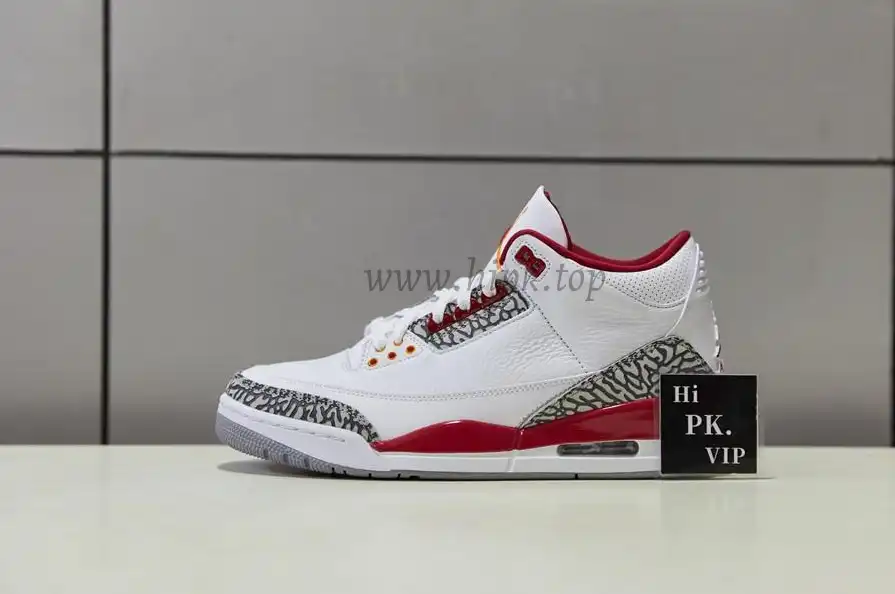 Pk God air jordan 3 retro Cardinal Red retail materials ready to ship