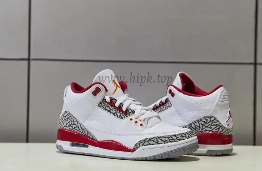 Pk God air jordan 3 retro Cardinal Red retail materials ready to ship