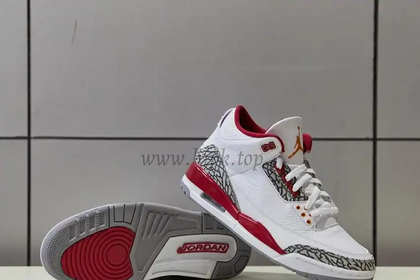 Pk God air jordan 3 retro Cardinal Red retail materials ready to ship