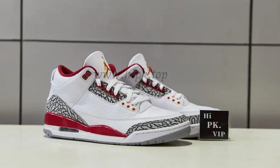 Pk God air jordan 3 retro Cardinal Red retail materials ready to ship