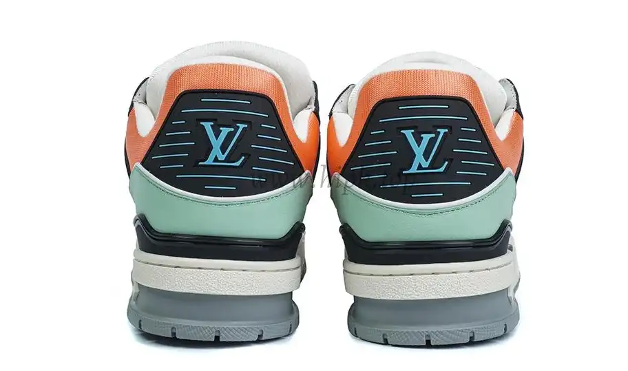 PK god Louis Vuitton LV Trainer multiple colorful orange retail materials ready to ship