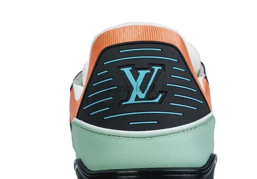 PK god Louis Vuitton LV Trainer multiple colorful orange retail materials ready to ship