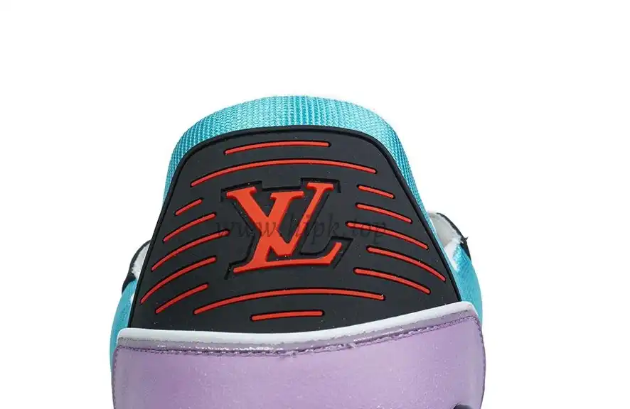 PK god Louis Vuitton LV Trainer multiple colorful purple retail materials ready to ship