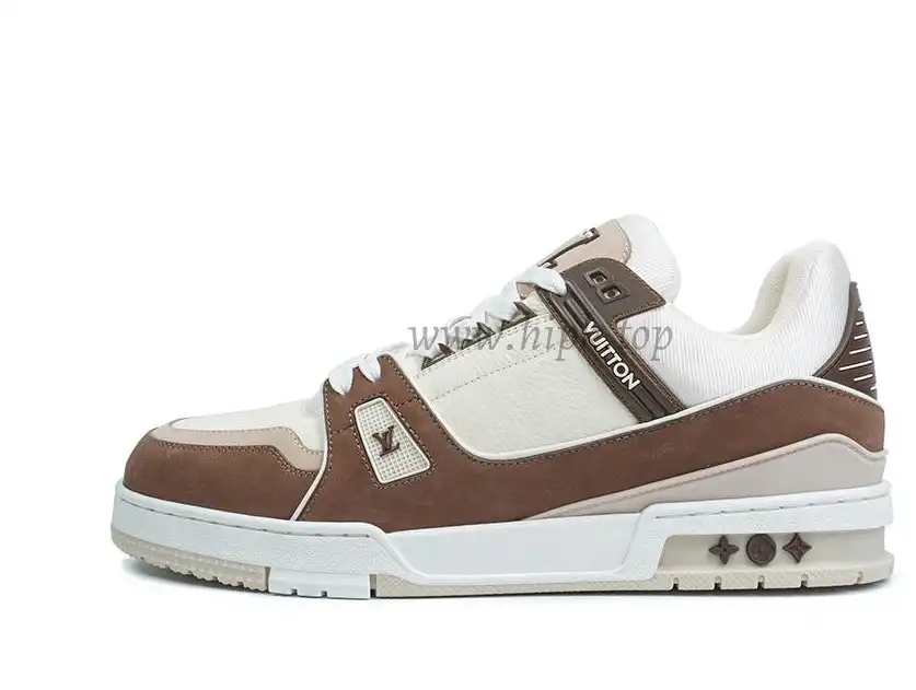 PK god Louis Vuitton LV Trainer Brown retail materials ready to ship