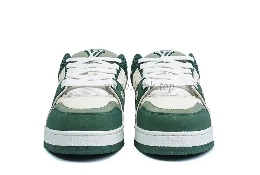 PK god Louis Vuitton LV Trainer Green White retail materials ready to ship