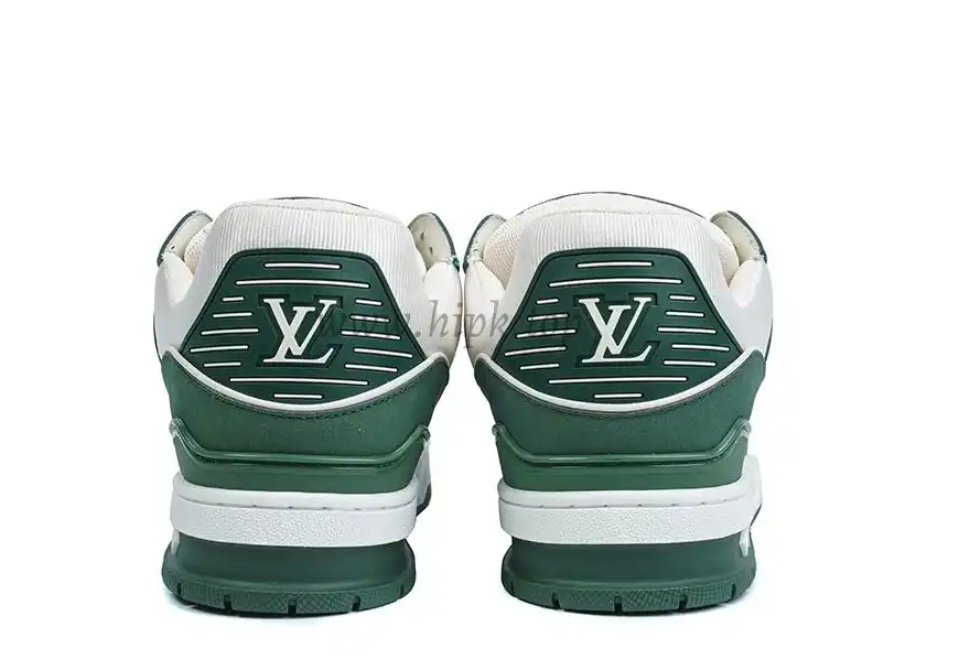 PK god Louis Vuitton LV Trainer Green White retail materials ready to ship