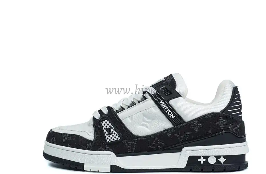 PK god Louis Vuitton LV Trainer White Black retail materials ready to ship