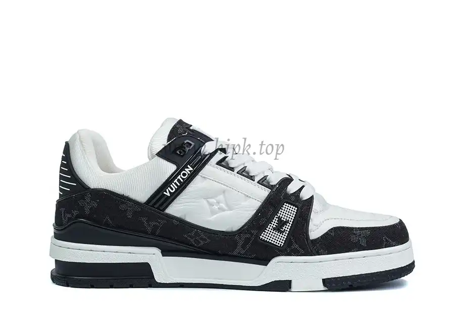 PK god Louis Vuitton LV Trainer White Black retail materials ready to ship