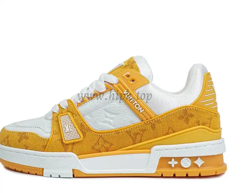 PK god Louis Vuitton LV Trainer orange retail materials ready to ship