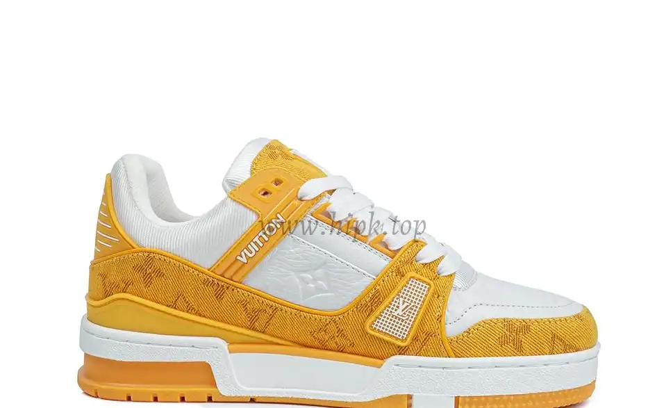 PK god Louis Vuitton LV Trainer orange retail materials ready to ship