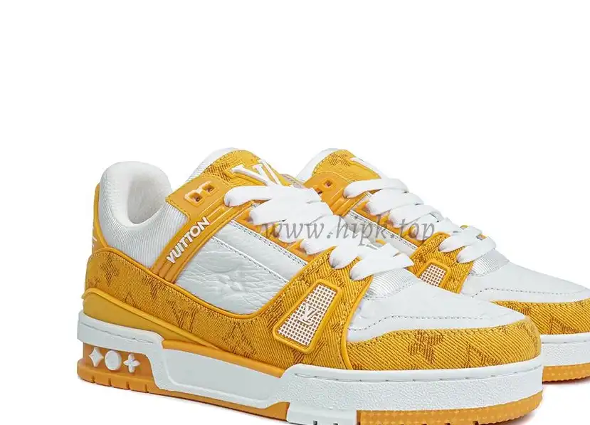 PK god Louis Vuitton LV Trainer orange retail materials ready to ship