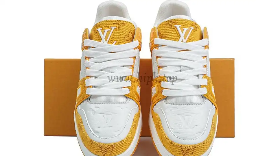 PK god Louis Vuitton LV Trainer orange retail materials ready to ship