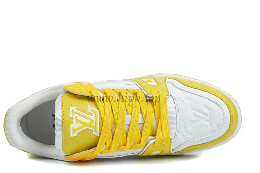 PK god Louis Vuitton LV Trainer yellow retail materials ready to ship