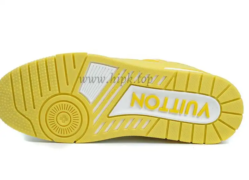 PK god Louis Vuitton LV Trainer yellow retail materials ready to ship