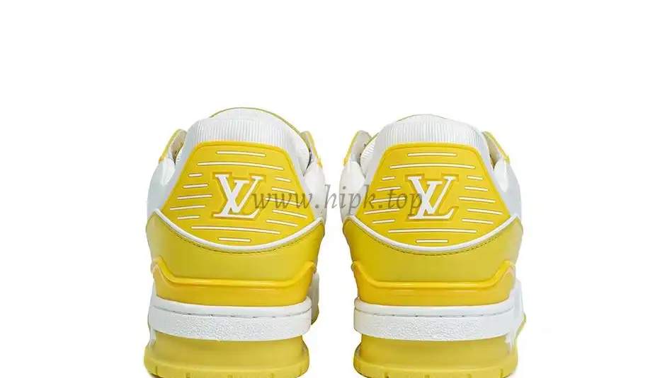 PK god Louis Vuitton LV Trainer yellow retail materials ready to ship