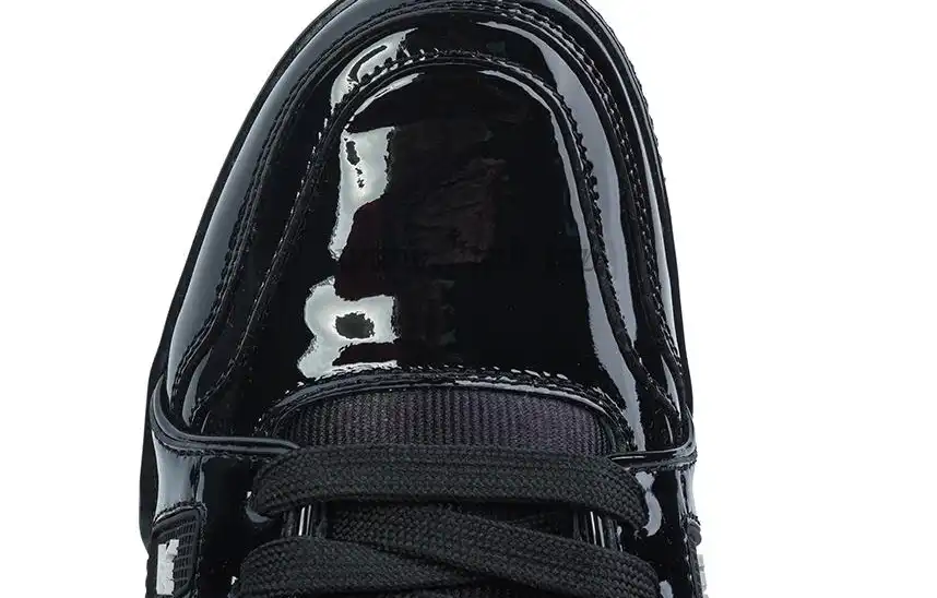 PK god Louis Vuitton Patent Leather Triple Black retail materials ready to ship