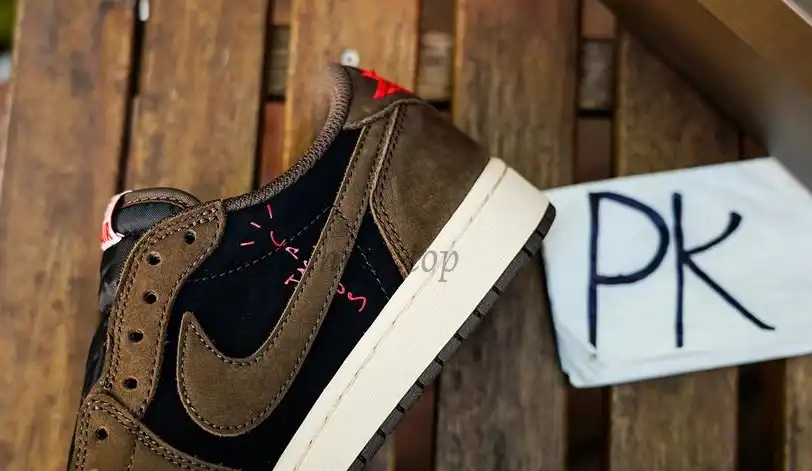 PK 5.0 TRAVIS SCOTT X AJ1 LOW WITH RETAIL MATERIALS READY TO SHIP