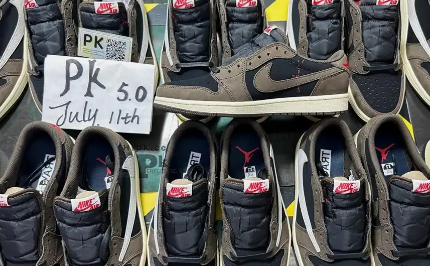 PK 5.0 TRAVIS SCOTT X AJ1 LOW WITH RETAIL MATERIALS READY TO SHIP