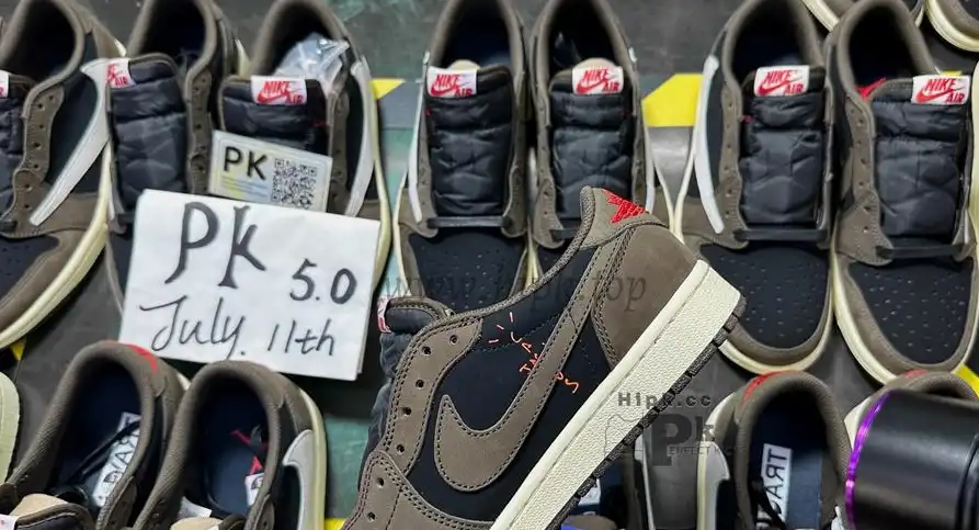 PK 5.0 TRAVIS SCOTT X AJ1 LOW WITH RETAIL MATERIALS READY TO SHIP