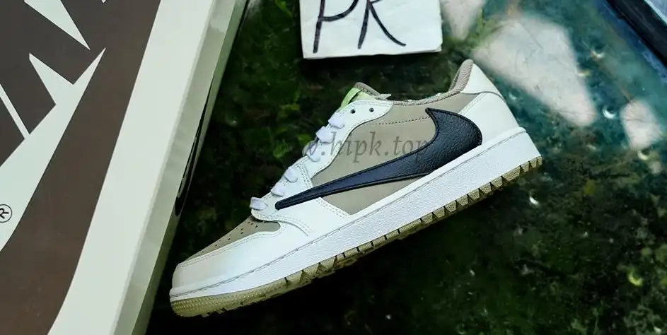 PK5.0 Jordan 1 Retro Low Golf Travis Scott Neutral Olive RETAIL MATERIALS READY TO SHIP