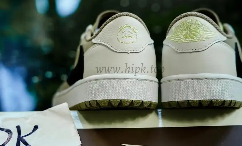 PK5.0 Jordan 1 Retro Low Golf Travis Scott Neutral Olive RETAIL MATERIALS READY TO SHIP