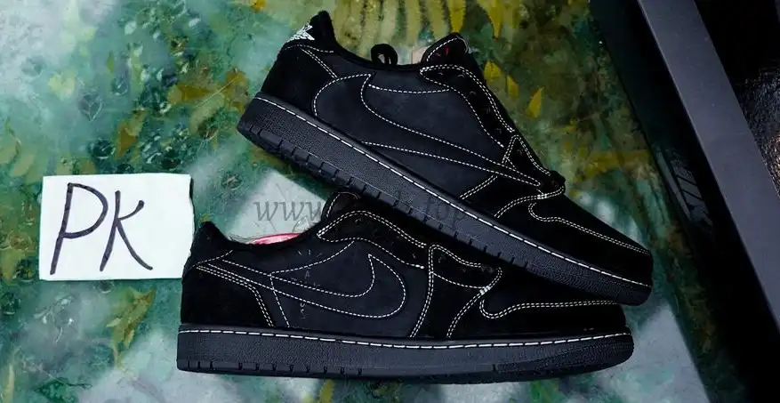 PK5.0 Jordan 1 Retro Low OG SP Travis Scott Black Phantom RETAIL MATERIALS READY TO SHIP