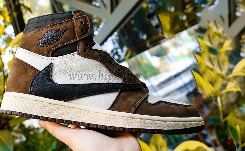 PK5.0 TRAVIS SCOTT X AIR JORDAN I CD4487-100 HIGH OG MOCHA RETAIL MATERIALS RETAIL VERSION