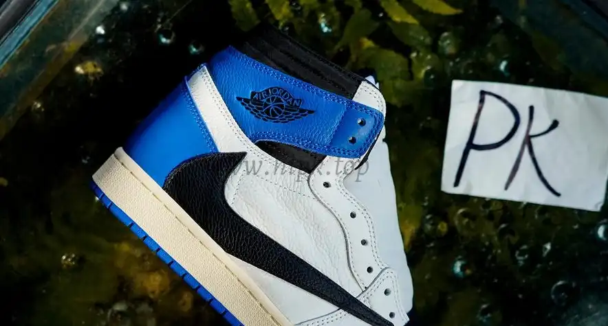 PK5.0 Travis Scott X Fragment X Air Jordan 1 High OG retail materials ready to ship