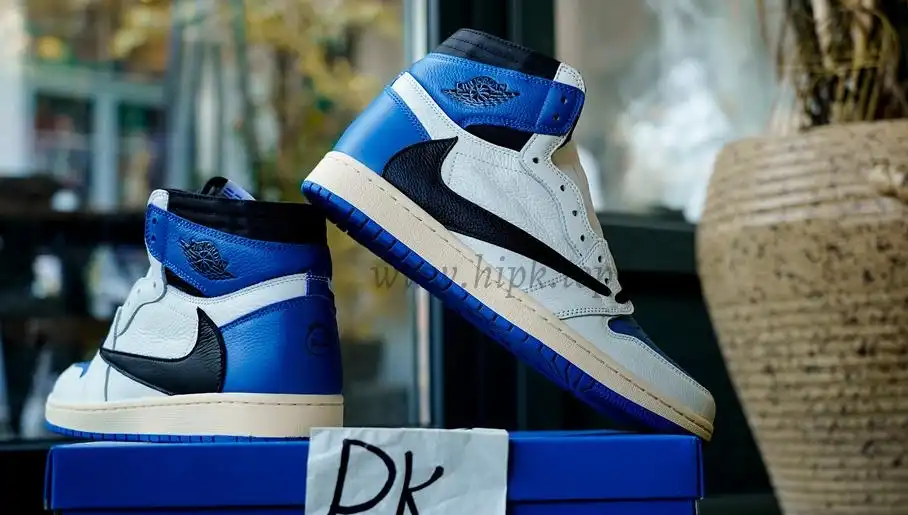 PK5.0 Travis Scott X Fragment X Air Jordan 1 High OG retail materials ready to ship