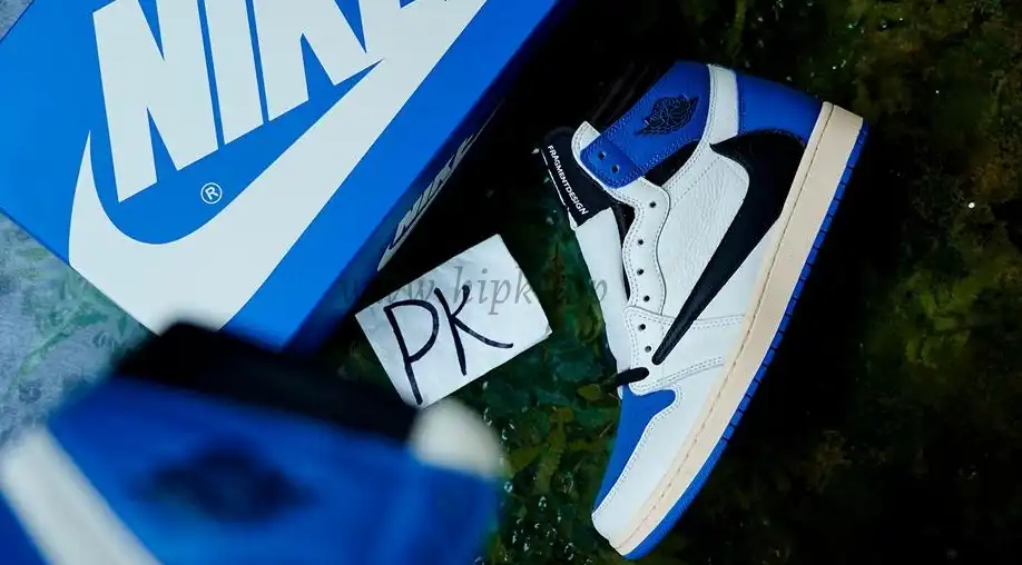 PK5.0 Travis Scott X Fragment X Air Jordan 1 High OG retail materials ready to ship