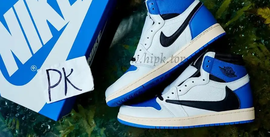 PK5.0 Travis Scott X Fragment X Air Jordan 1 High OG retail materials ready to ship