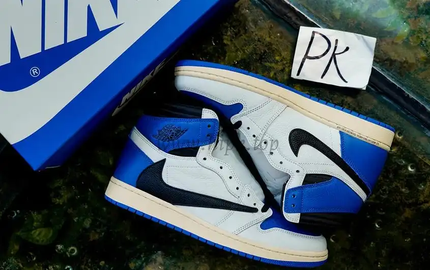 PK5.0 Travis Scott X Fragment X Air Jordan 1 High OG retail materials ready to ship