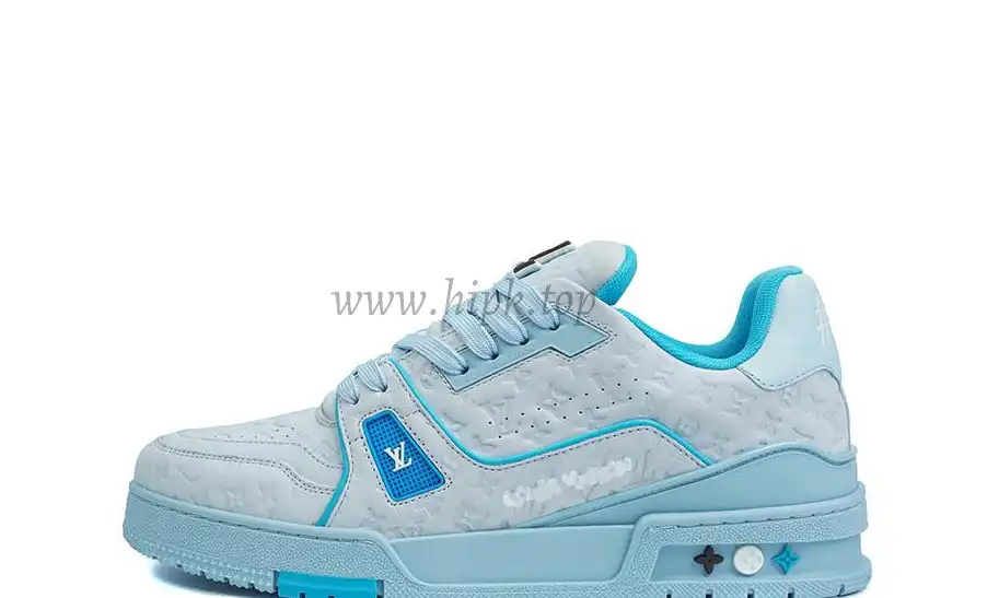 PK god Louis Vuitton by Tyler, the Creator LV Trainer Blue retail materials ready to ship