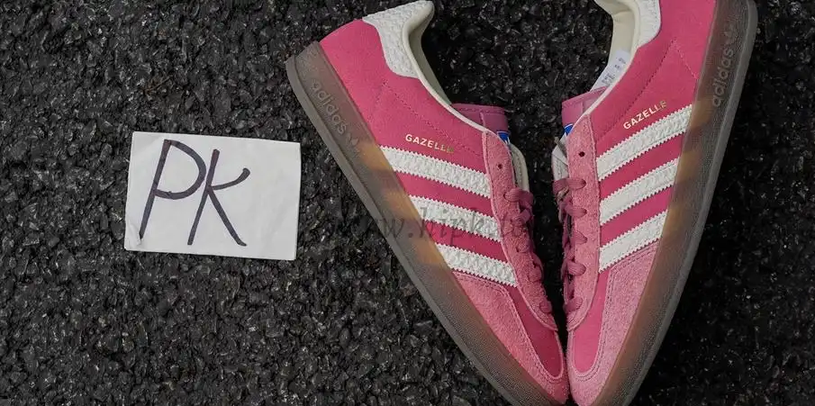 PK GOD ADIDAS GAZELLE INDOOR PINK CLOUD WHITE RETAIL MATERIALS READY TO SHIP