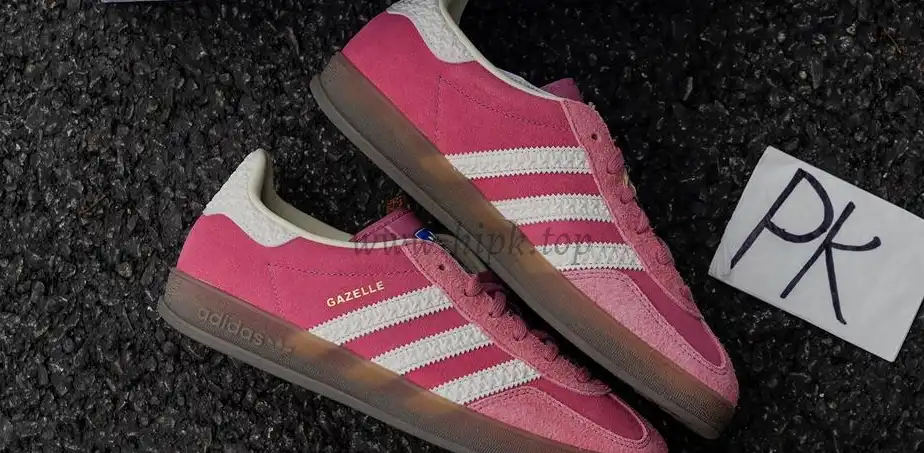 PK GOD ADIDAS GAZELLE INDOOR PINK CLOUD WHITE RETAIL MATERIALS READY TO SHIP