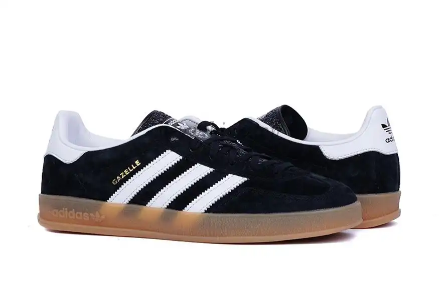 PK GOD Adidas Gazelle Indoor Black RETAIL MATERIALS READY TO SHIP