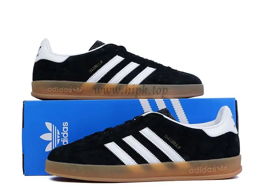 PK GOD Adidas Gazelle Indoor Black RETAIL MATERIALS READY TO SHIP