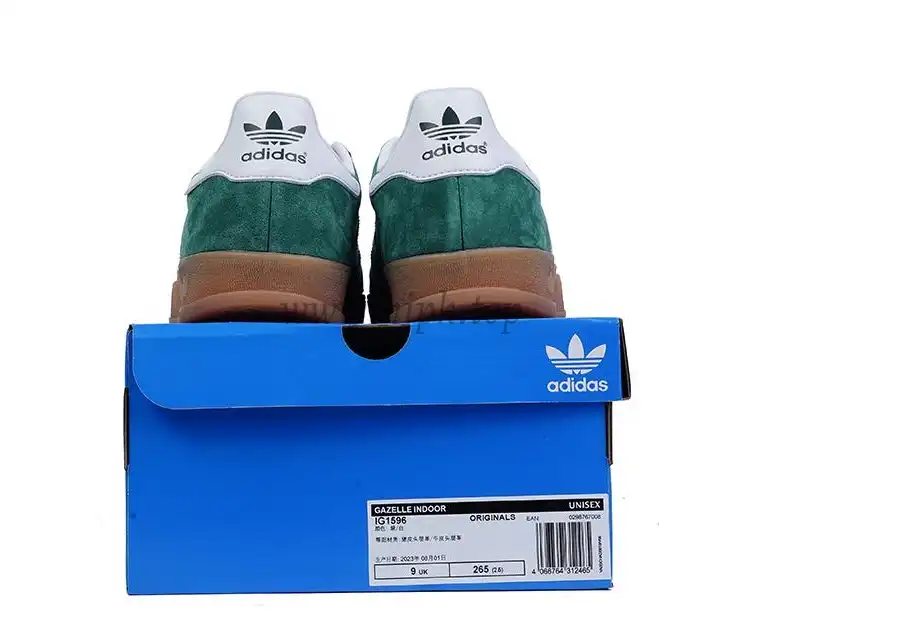 PK GOD Adidas Gazelle Indoor Green RETAIL MATERIALS READY TO SHIP