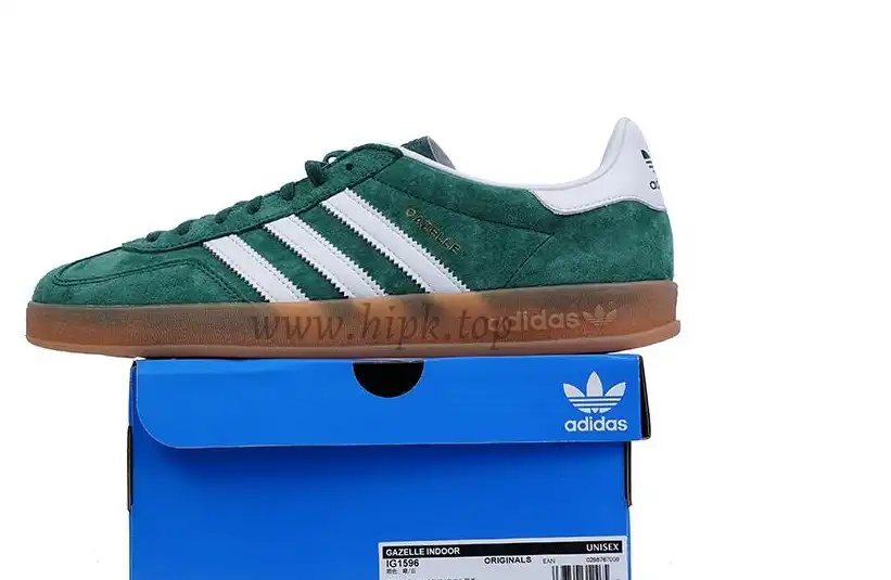 PK GOD Adidas Gazelle Indoor Green RETAIL MATERIALS READY TO SHIP