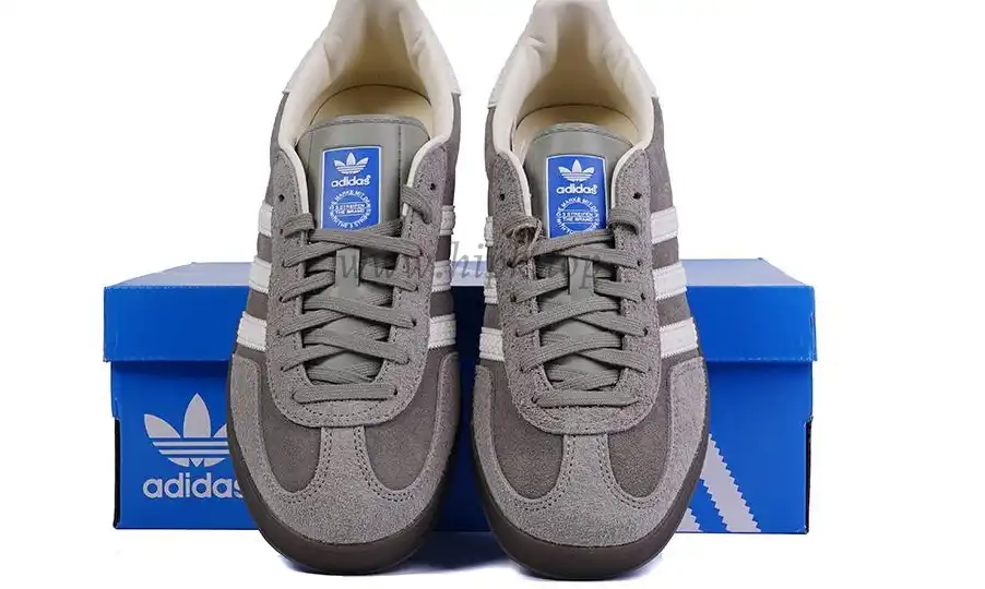 PK GOD Adidas Gazelle Indoor Grey White RETAIL MATERIALS READY TO SHIP