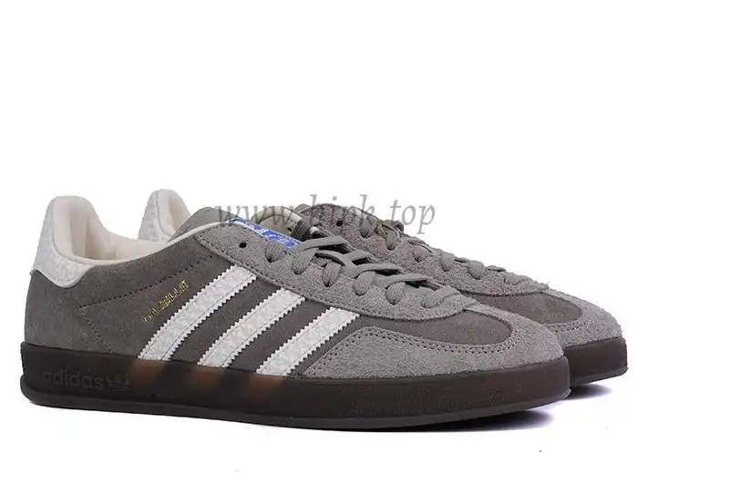 PK GOD Adidas Gazelle Indoor Grey White RETAIL MATERIALS READY TO SHIP